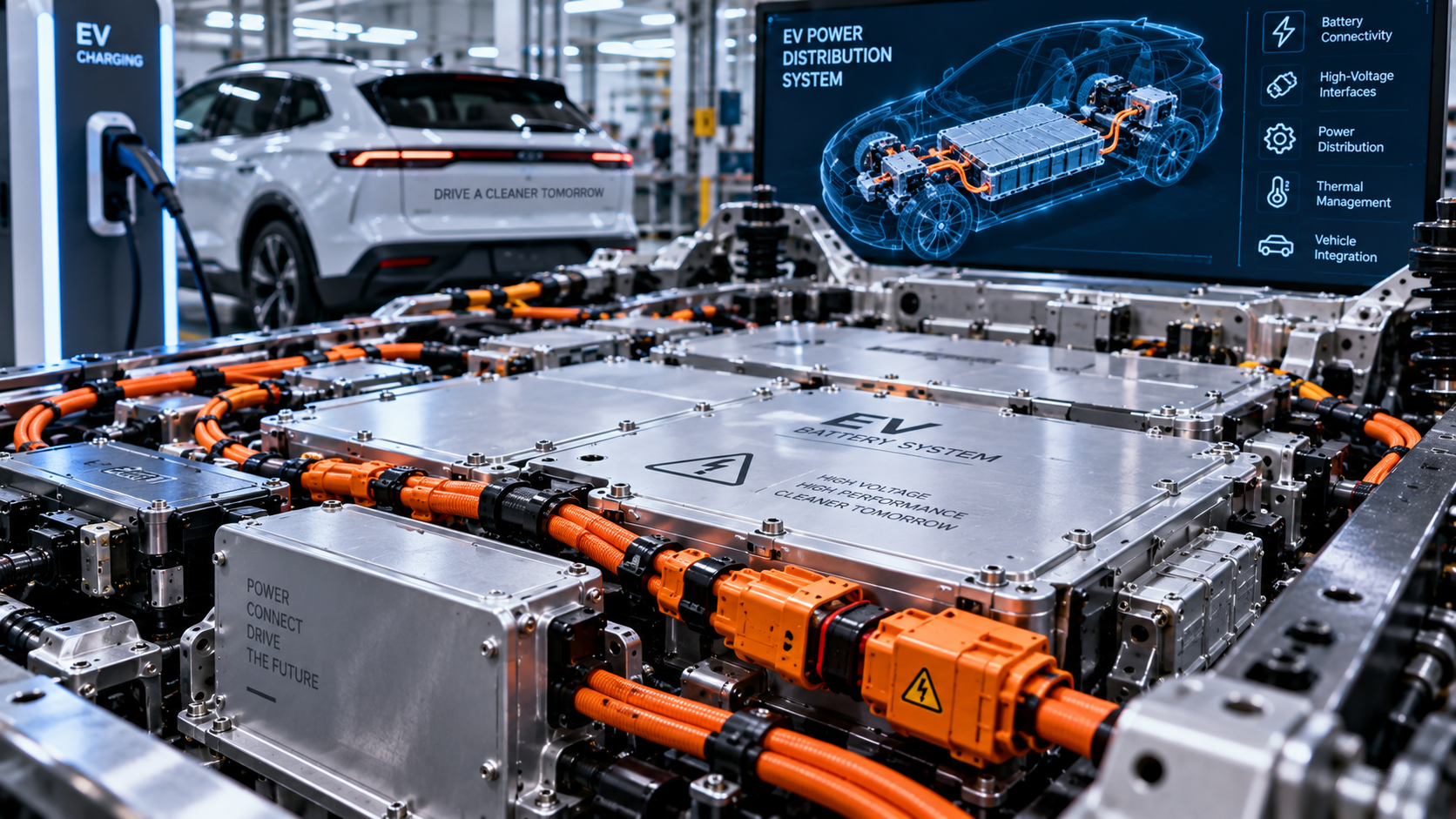 Electric vehicle battery connectivity